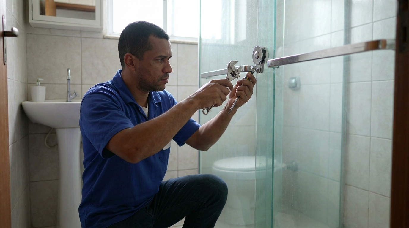 Manutenção e reparo de box de vidro em Macaé‑RJ